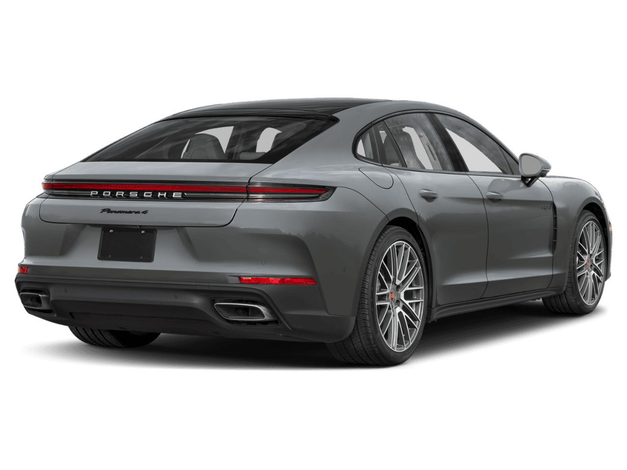 2025 Porsche Panamera 4S E-Hybrid - Rear 3/4, facing to the right
