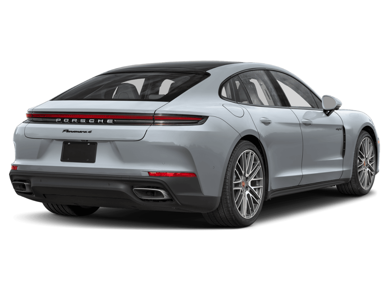 2025 Porsche Panamera 4S E-Hybrid - Rear 3/4, facing to the right