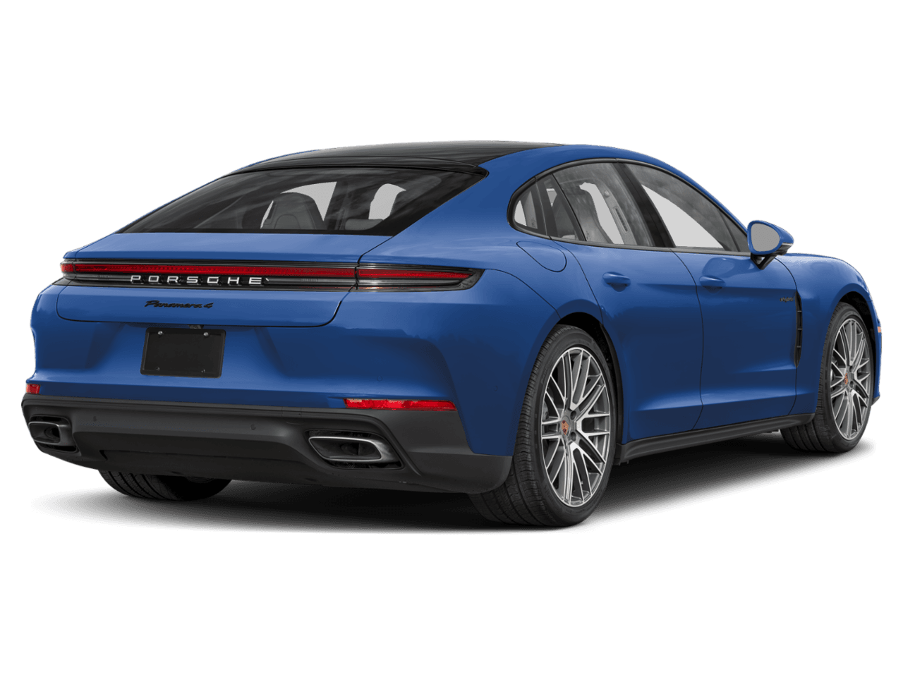 2025 Porsche Panamera Turbo E-Hybrid - Rear 3/4, facing to the right