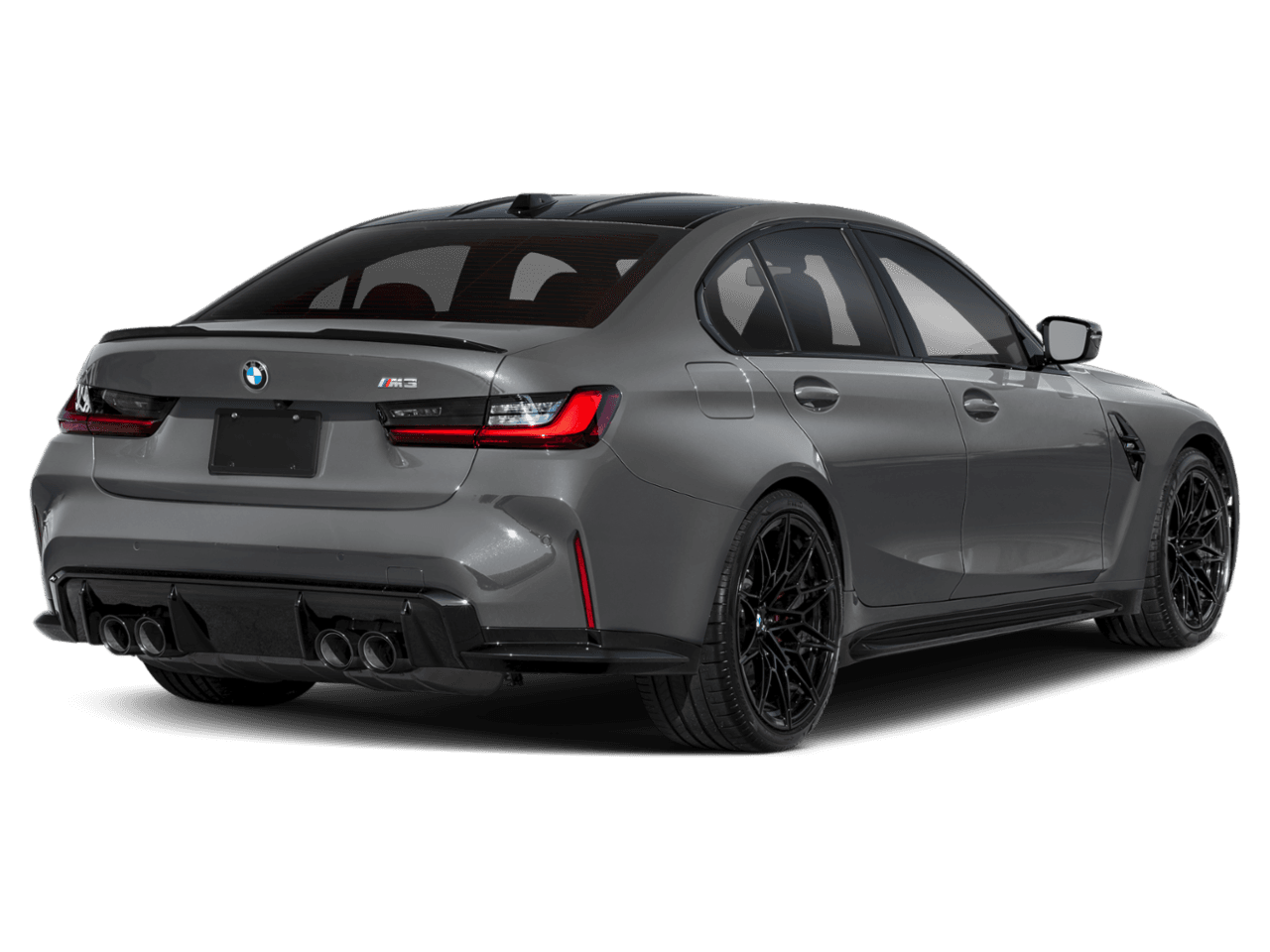 2025 BMW M3  - Rear 3/4, facing to the right
