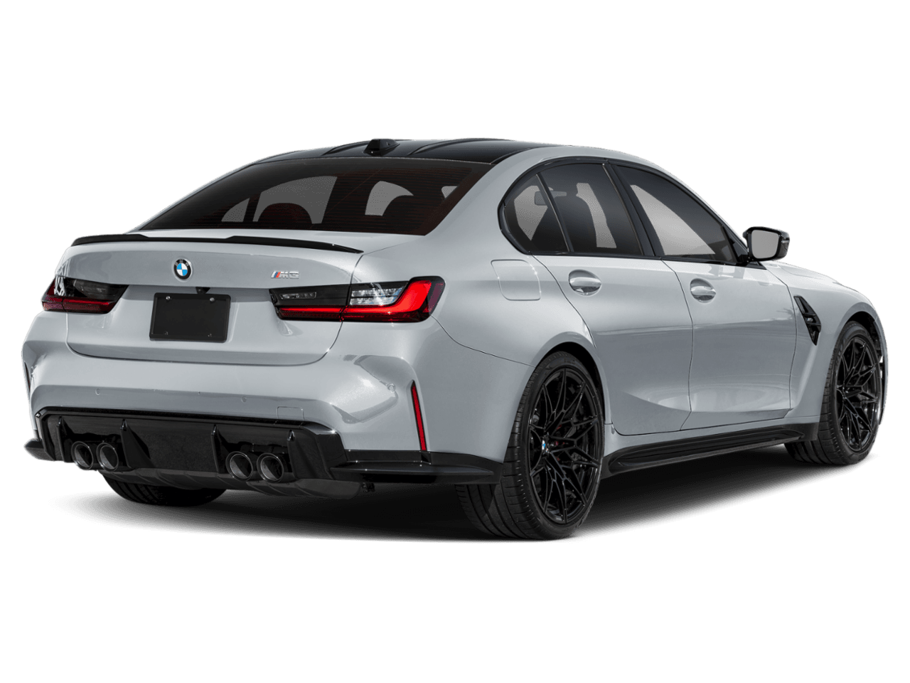 2025 BMW M3  - Rear 3/4, facing to the right