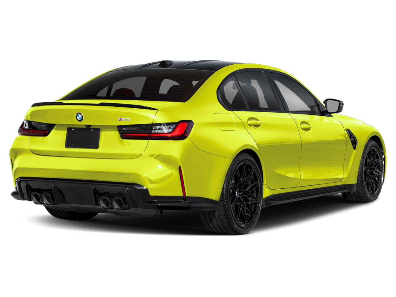 2025 BMW M3  - Rear 3/4, facing to the right