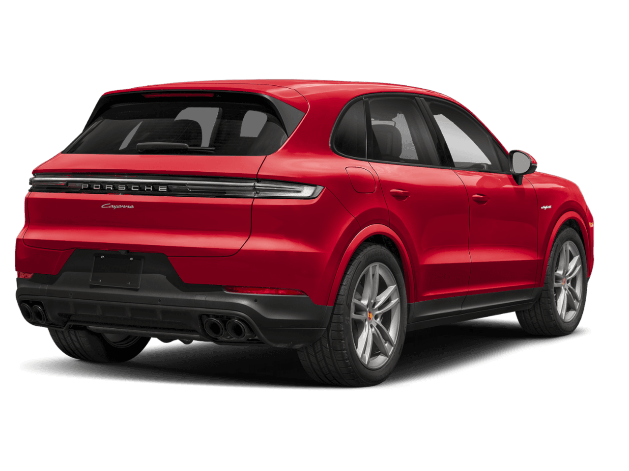 2025 Porsche Cayenne S E-Hybrid - Rear 3/4, facing to the right