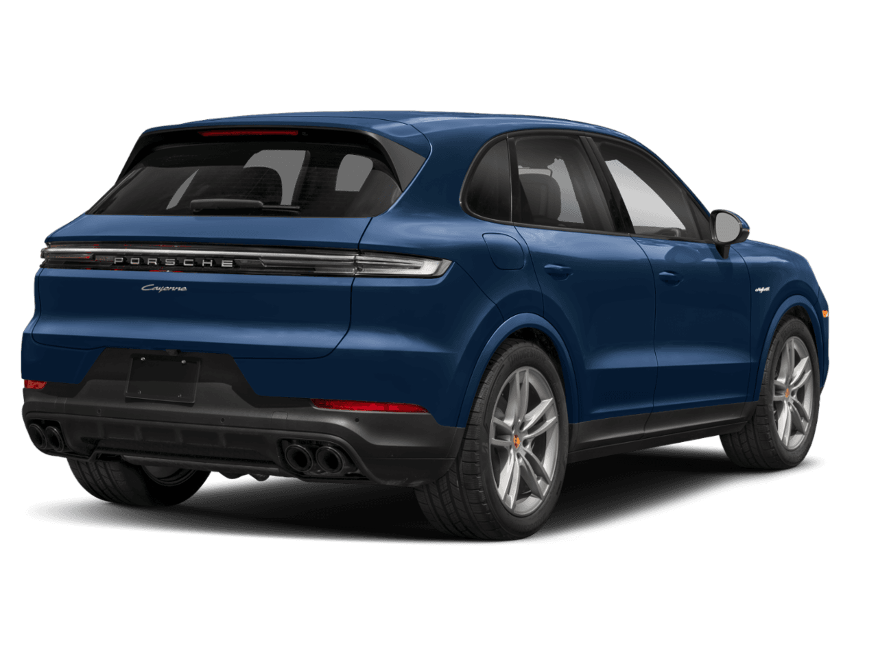 2025 Porsche Cayenne Turbo E-Hybrid - Rear 3/4, facing to the right