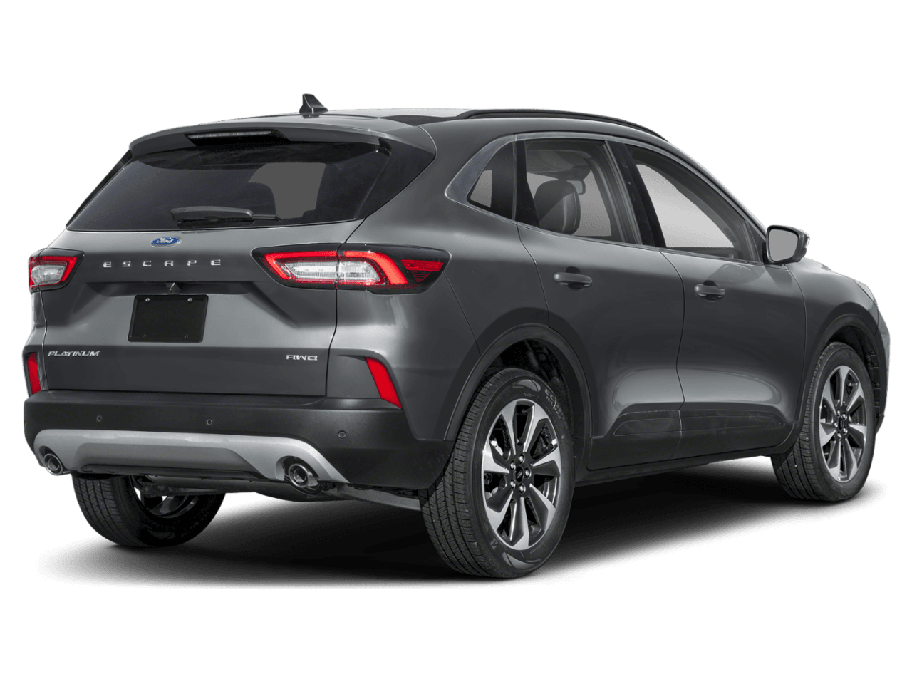 2025 Ford Escape Platinum - Rear 3/4, facing to the right