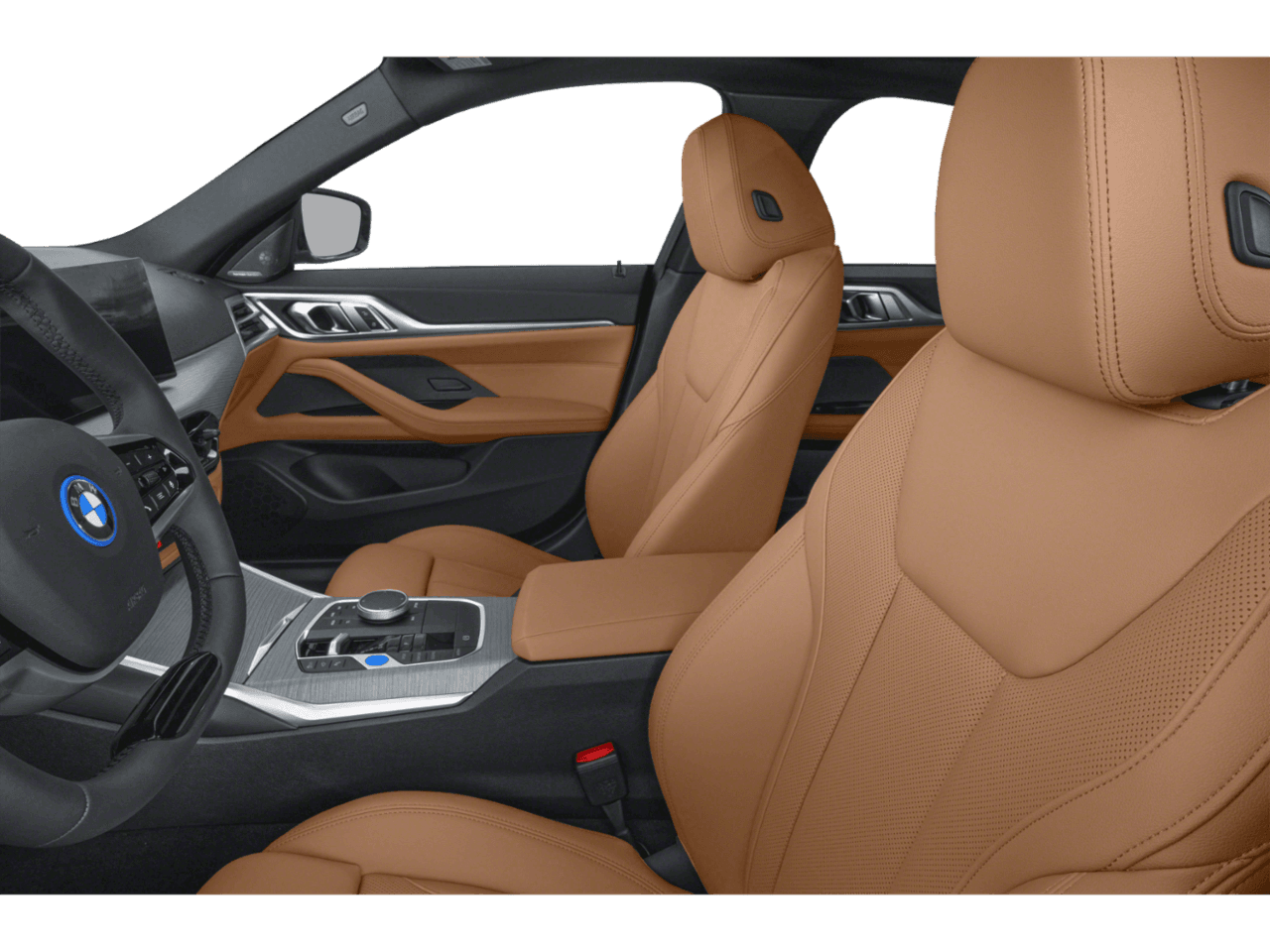 2025 BMW i4 eDrive35 - Interior Driver's Side with Door Open, Front Seat Feature