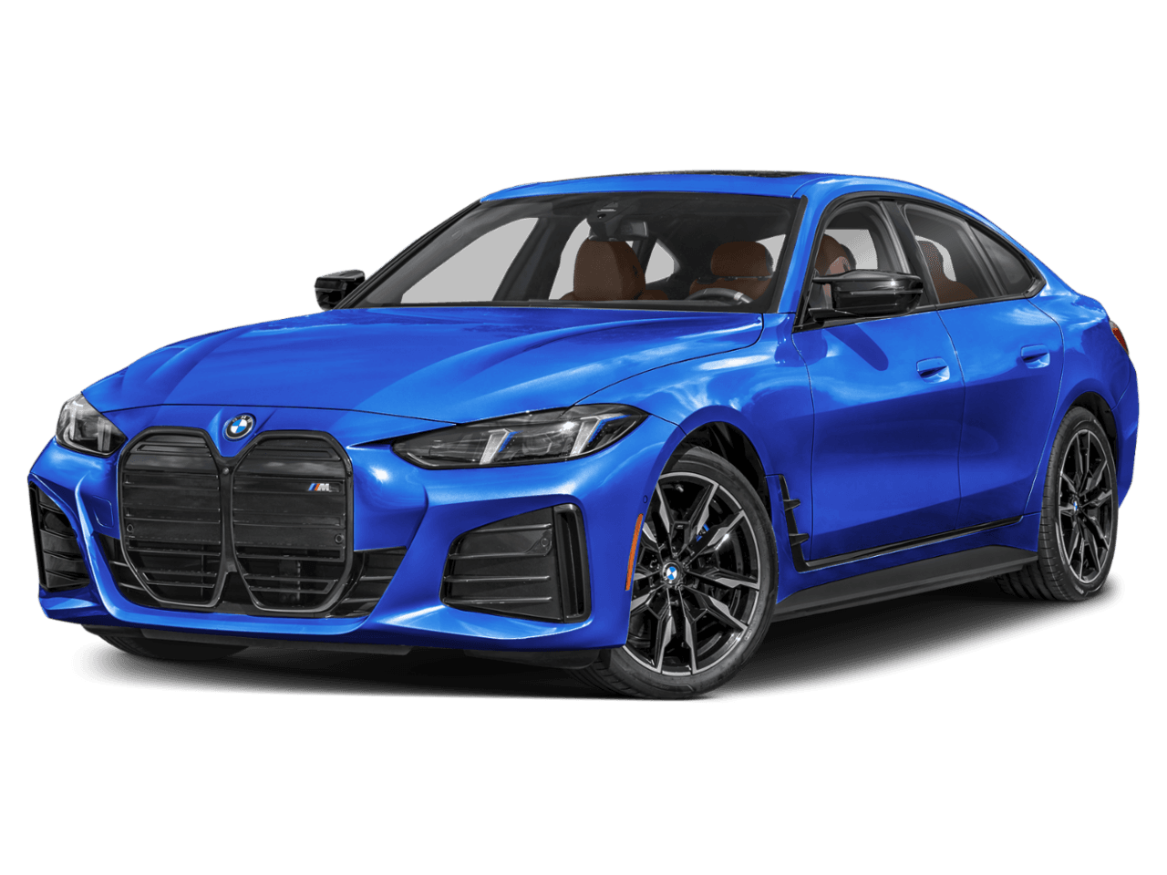 2025 BMW i4 M50 - Front 3/4, facing to the left