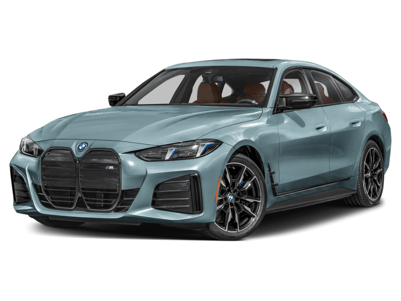 2025 BMW i4 M50 - Front 3/4, facing to the left