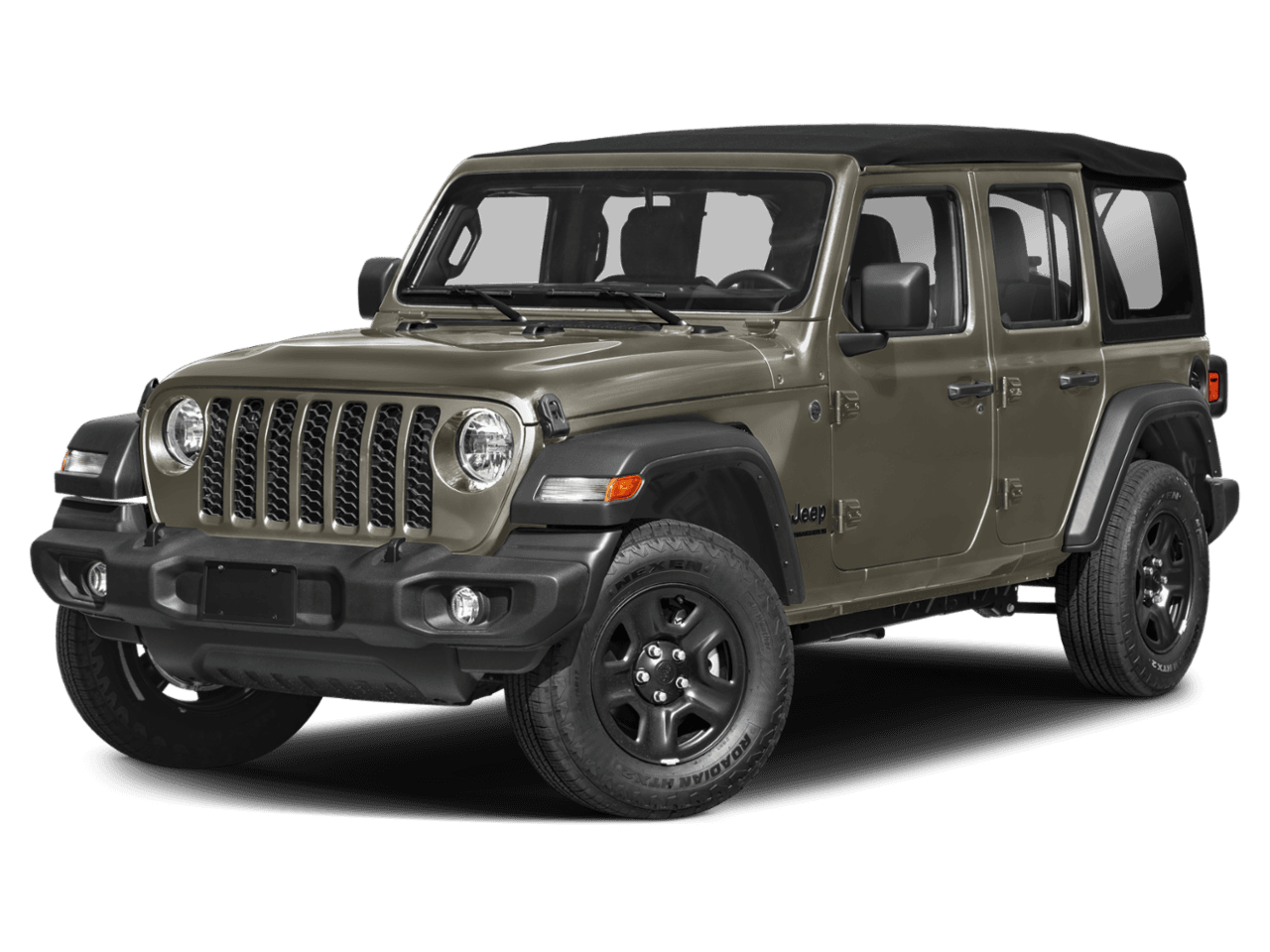 2025 Jeep Wrangler Sport - Front 3/4, facing to the left