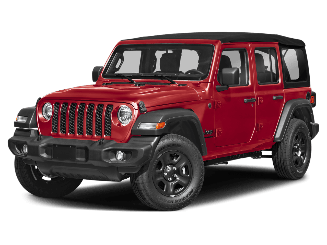 2025 Jeep Wrangler Sport - Front 3/4, facing to the left