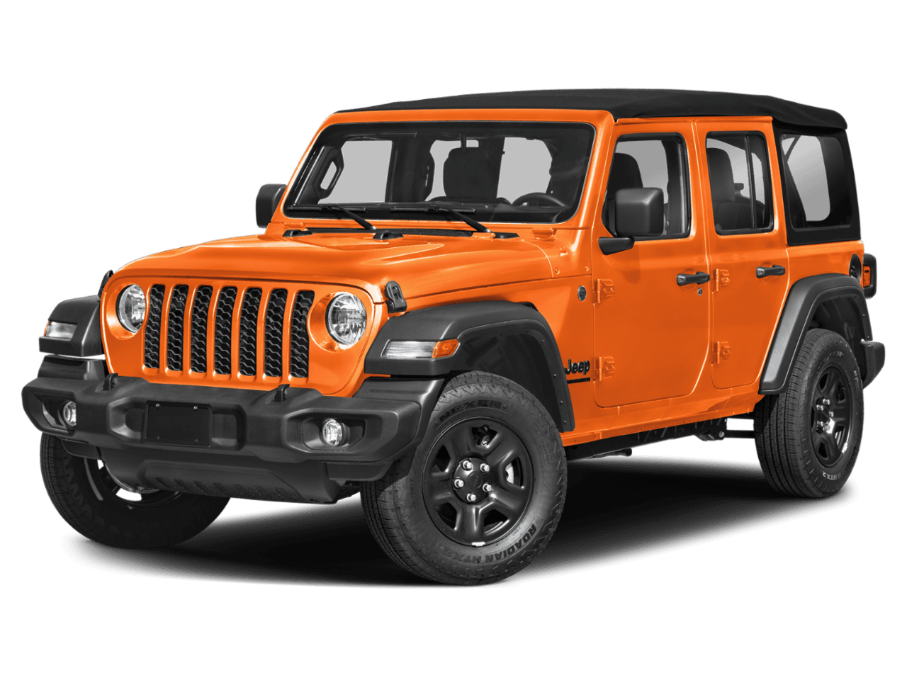 2025 Jeep Wrangler Sport - Front 3/4, facing to the left