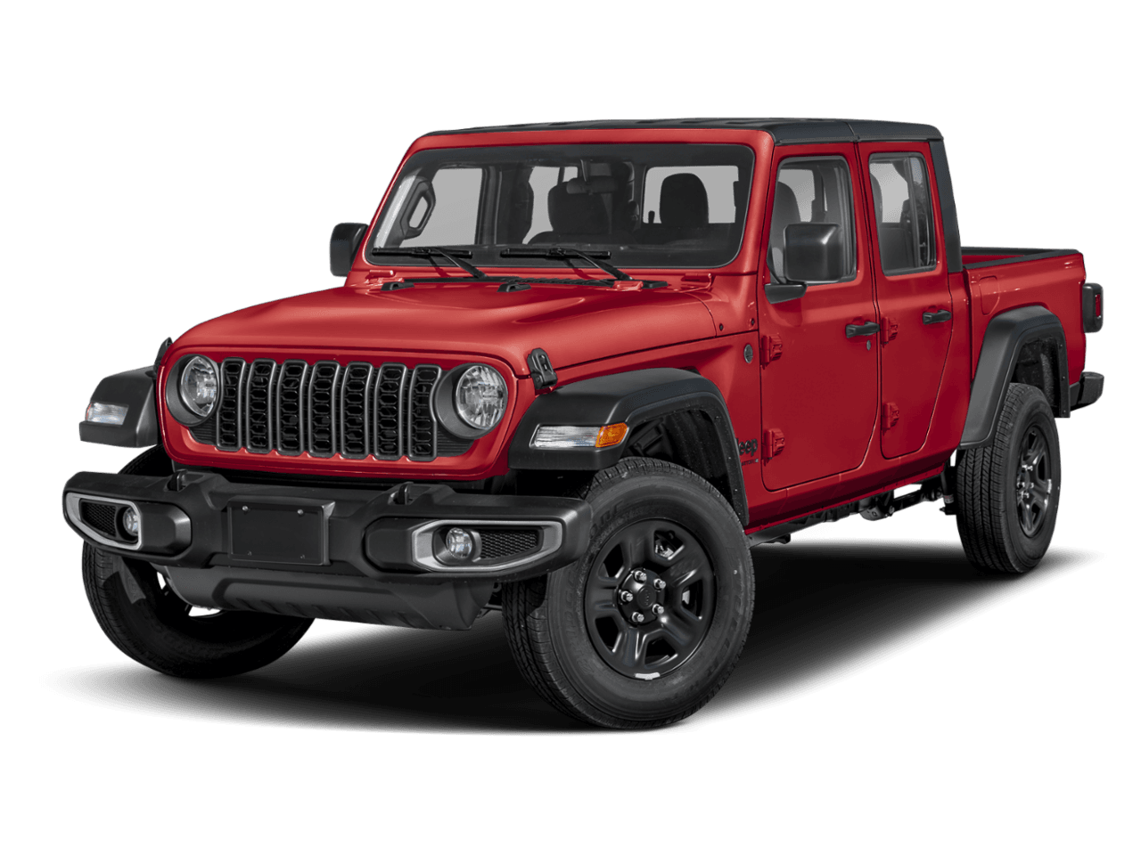 2025 Jeep Gladiator Sport - Front 3/4, facing to the left