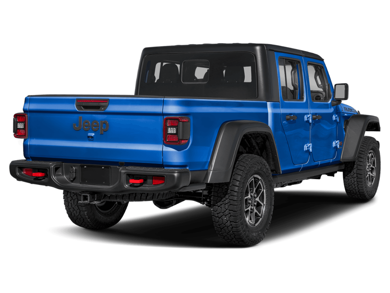 2025 Jeep Gladiator Rubicon - Rear 3/4, facing to the right