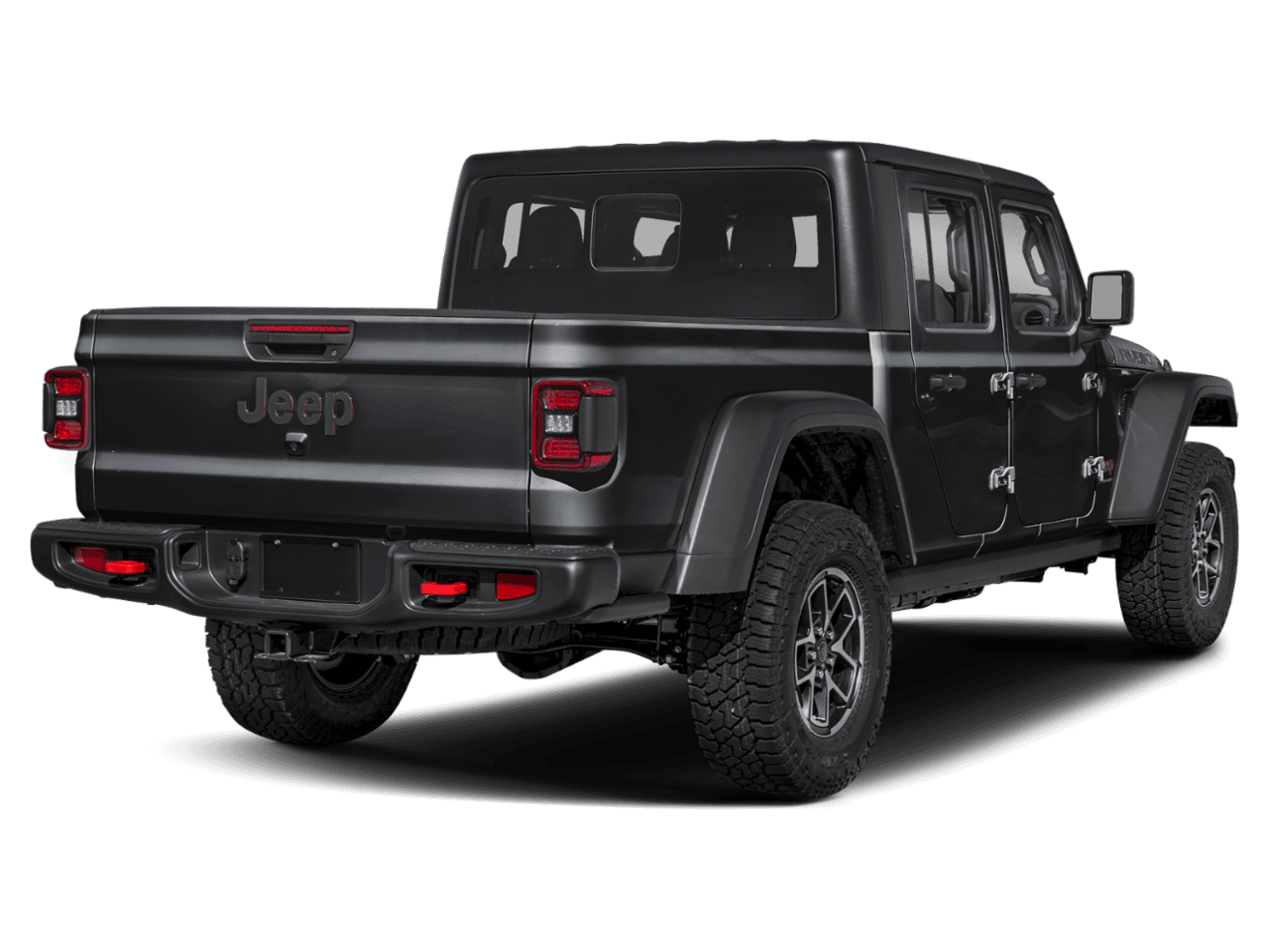 2025 Jeep Gladiator Rubicon - Rear 3/4, facing to the right