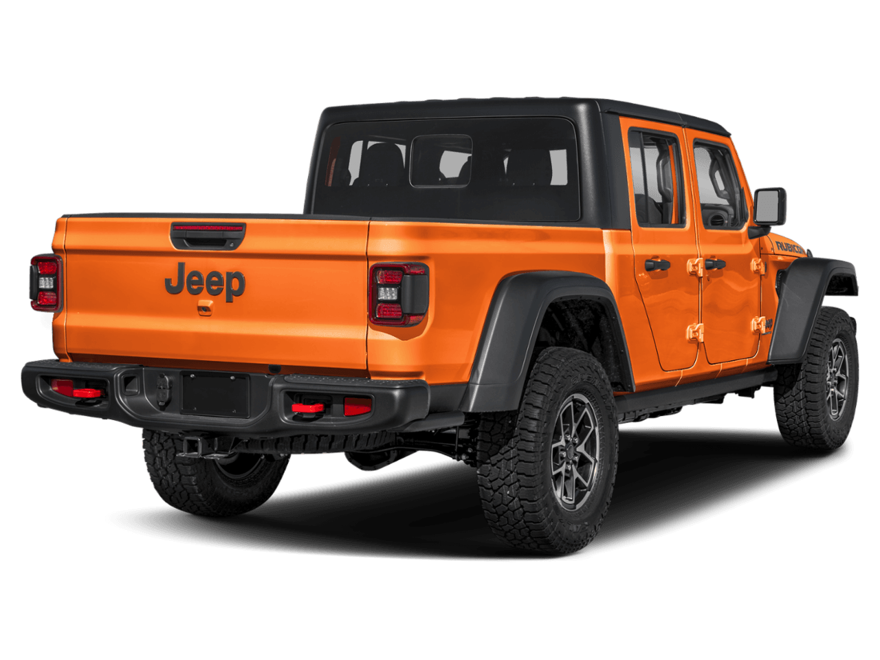 2025 Jeep Gladiator Rubicon - Rear 3/4, facing to the right