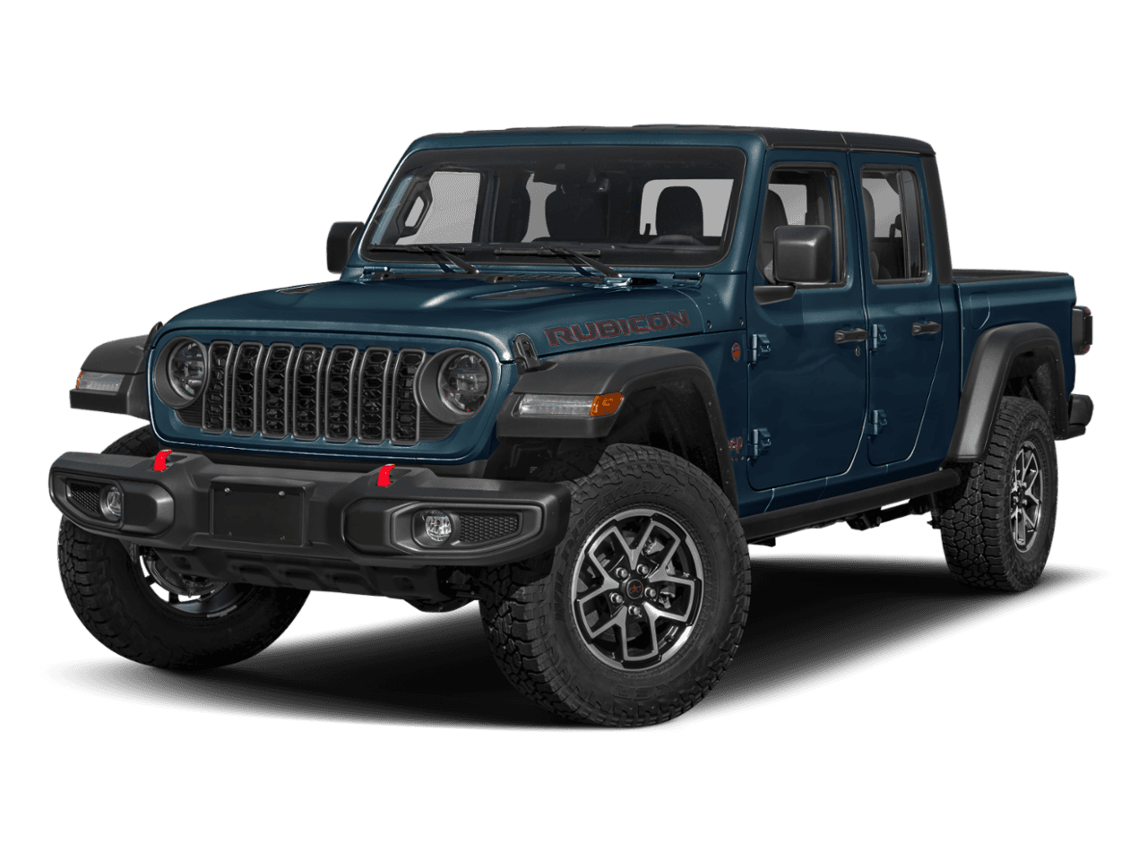 2025 Jeep Gladiator Rubicon - Front 3/4, facing to the left