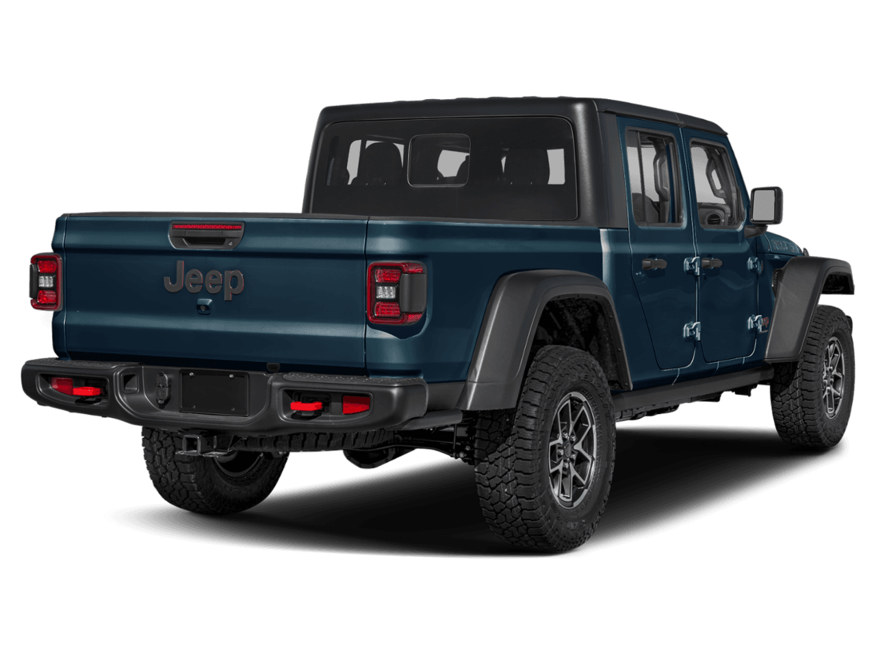 2025 Jeep Gladiator Rubicon - Rear 3/4, facing to the right