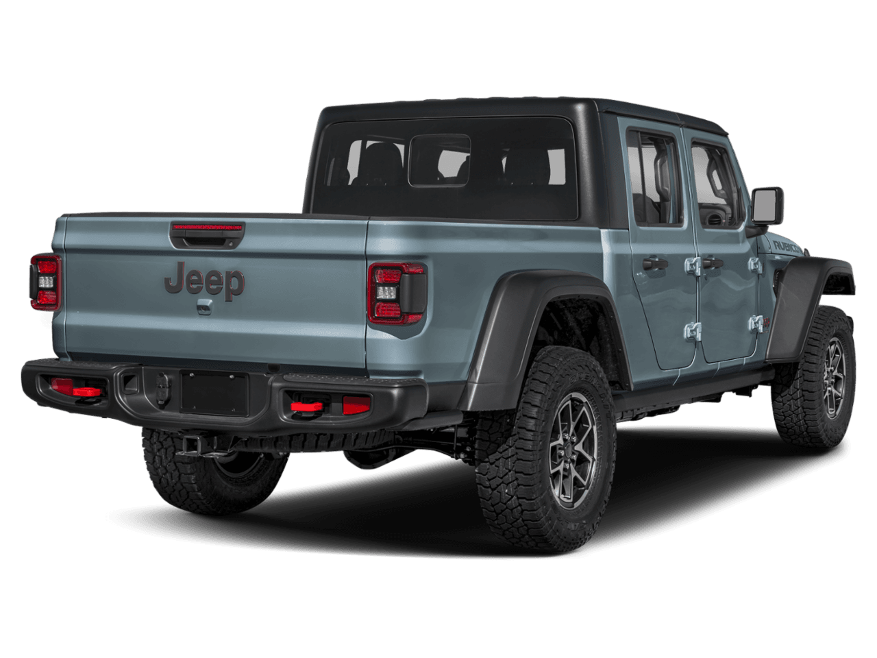 2025 Jeep Gladiator Rubicon - Rear 3/4, facing to the right