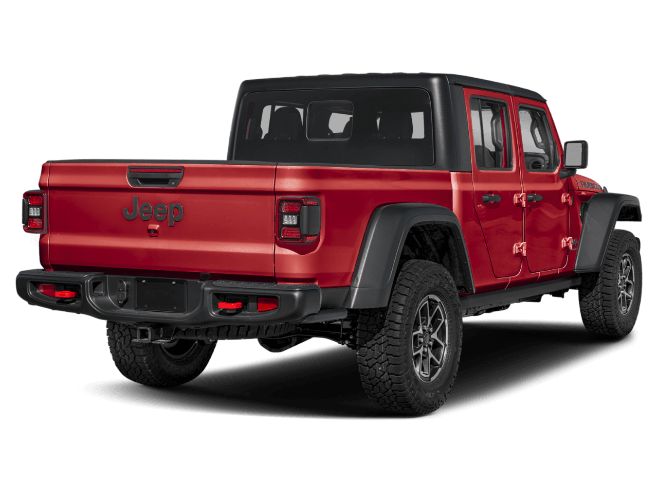 2025 Jeep Gladiator Rubicon - Rear 3/4, facing to the right