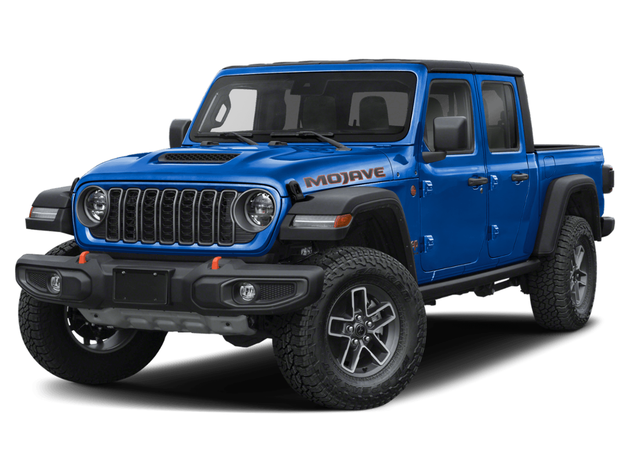 2025 Jeep Gladiator Mojave - Front 3/4, facing to the left