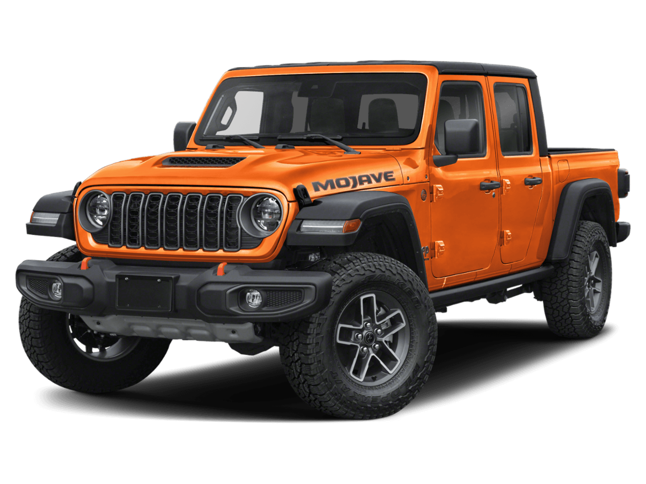 2025 Jeep Gladiator Mojave - Front 3/4, facing to the left