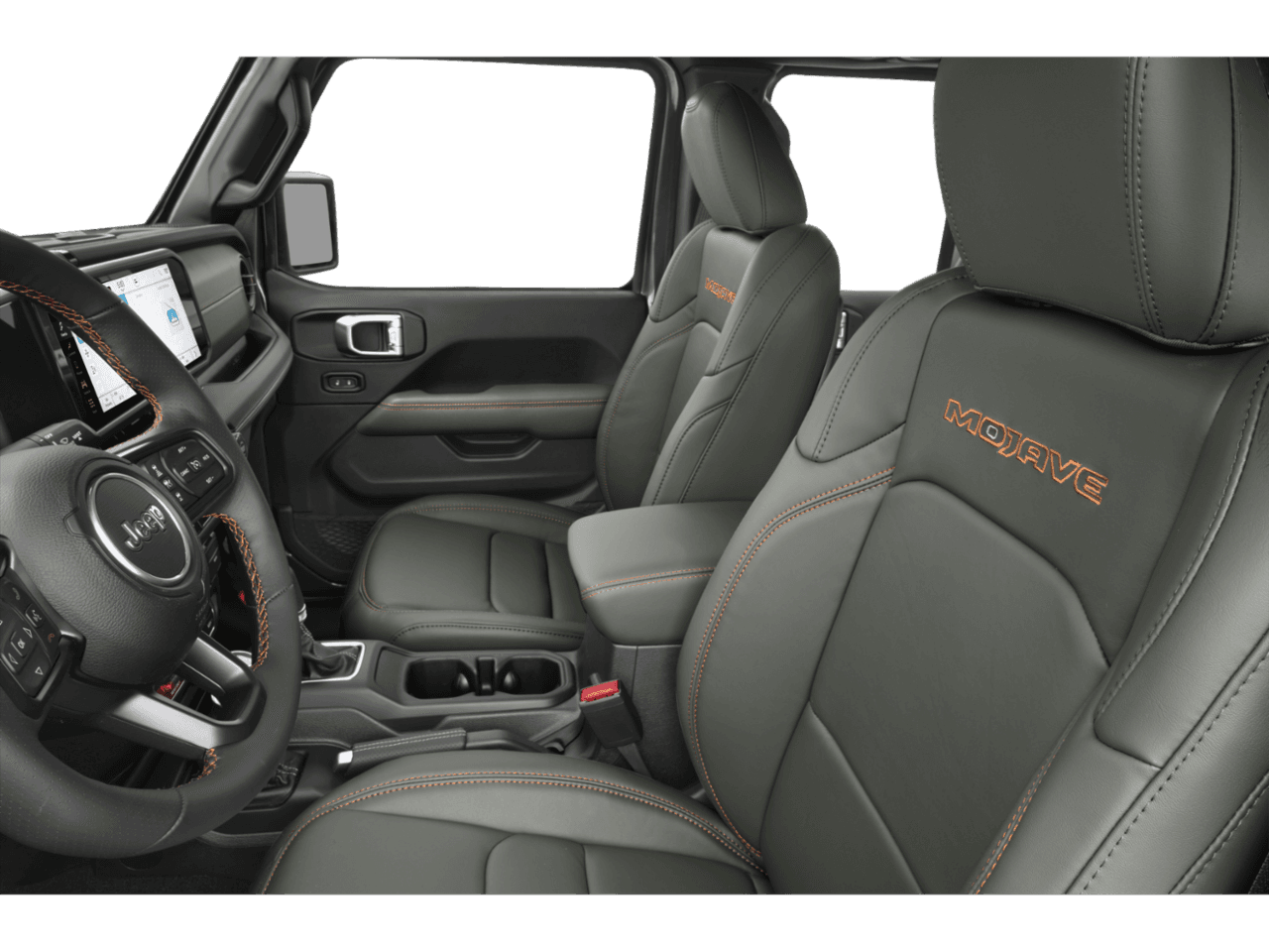 2025 Jeep Gladiator Mojave X - Interior Driver's Side with Door Open, Front Seat Feature