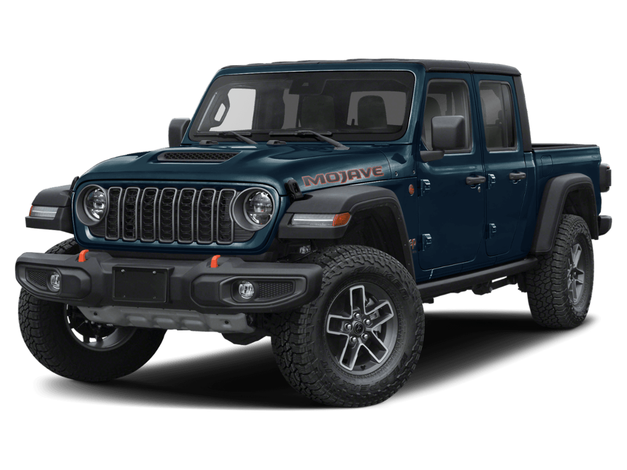2025 Jeep Gladiator Mojave - Front 3/4, facing to the left