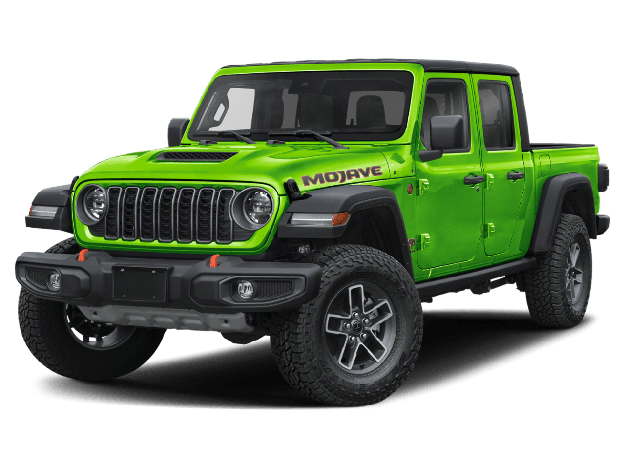 2025 Jeep Gladiator Mojave - Front 3/4, facing to the left