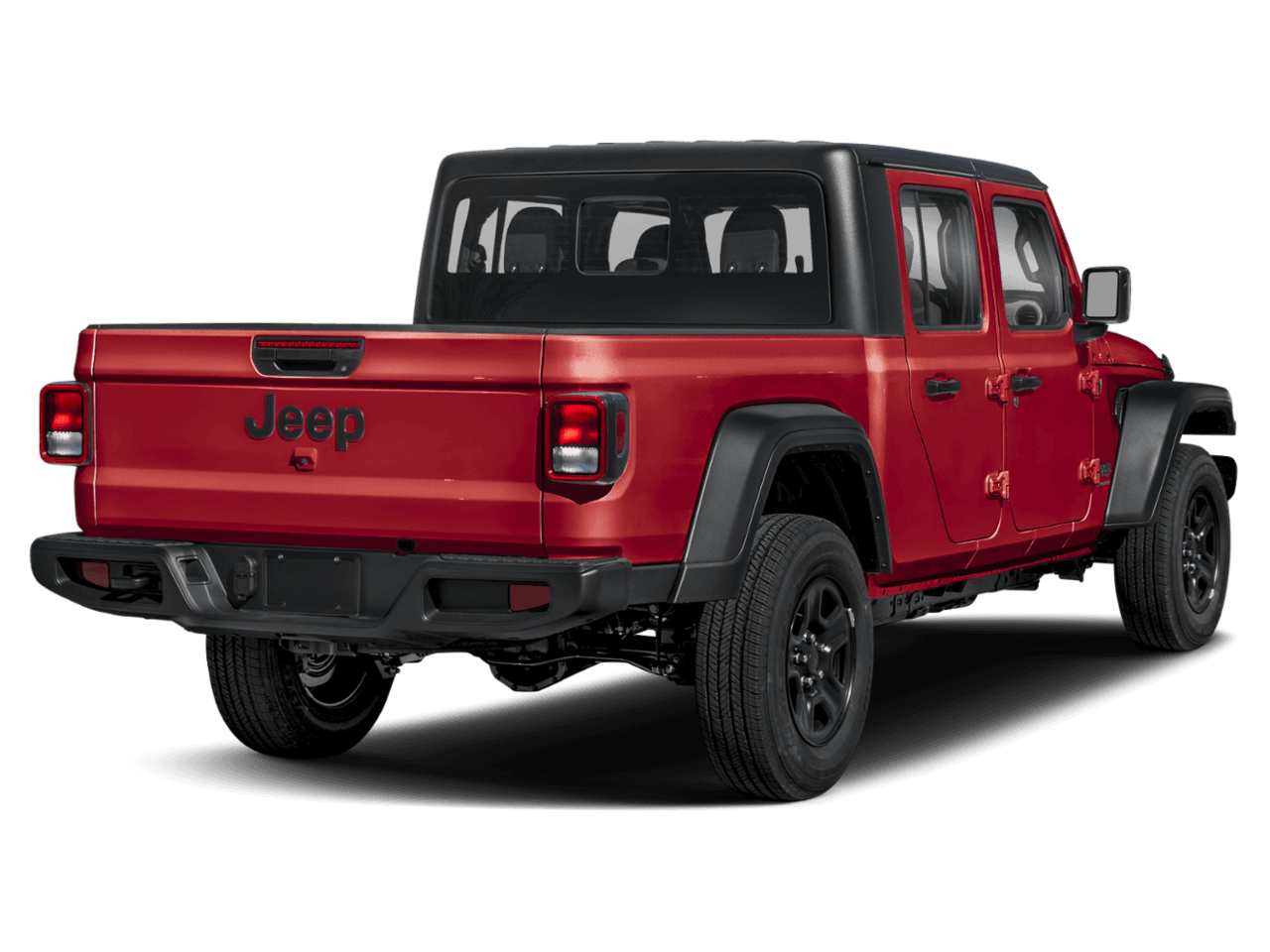 2025 Jeep Gladiator Big - Rear 3/4, facing to the right