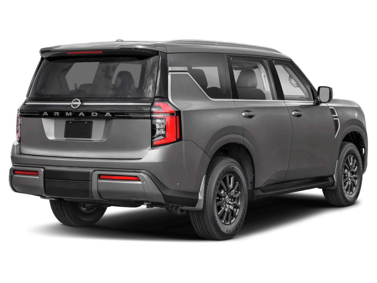 2025 Nissan Armada SV - Rear 3/4, facing to the right