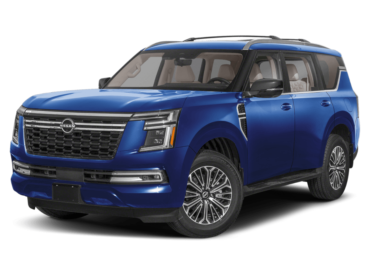 2025 Nissan Armada 4x2 - Front 3/4, facing to the left