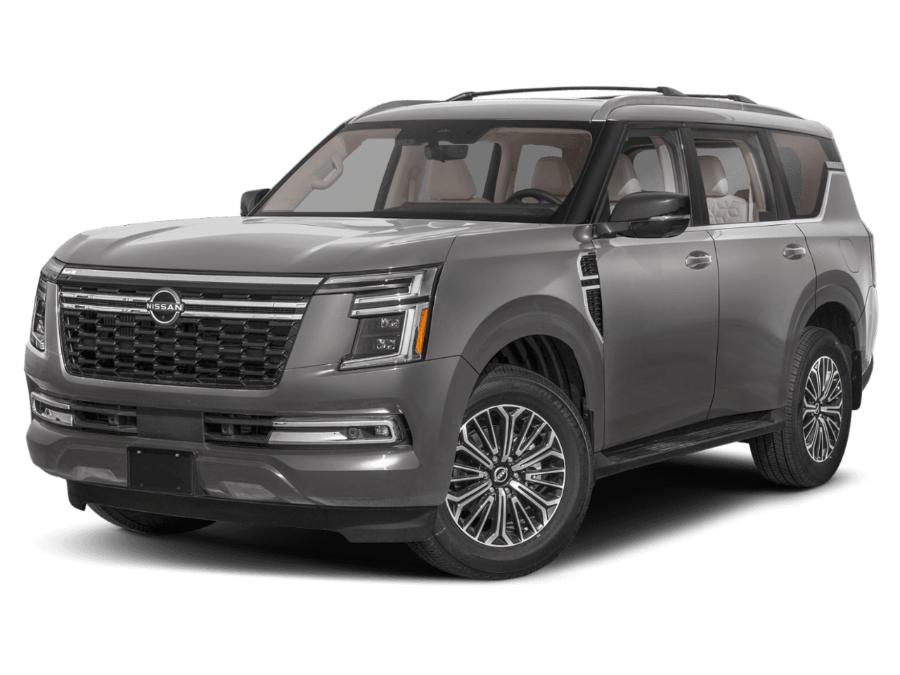 2025 Nissan Armada 4x2 - Front 3/4, facing to the left