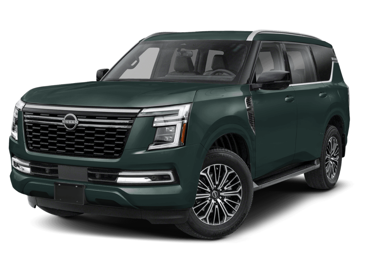 2025 Nissan Armada 4x4 - Front 3/4, facing to the left