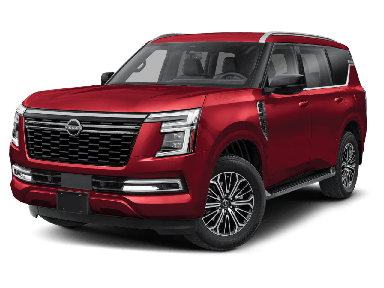 2025 Nissan Armada 4x4 - Front 3/4, facing to the left