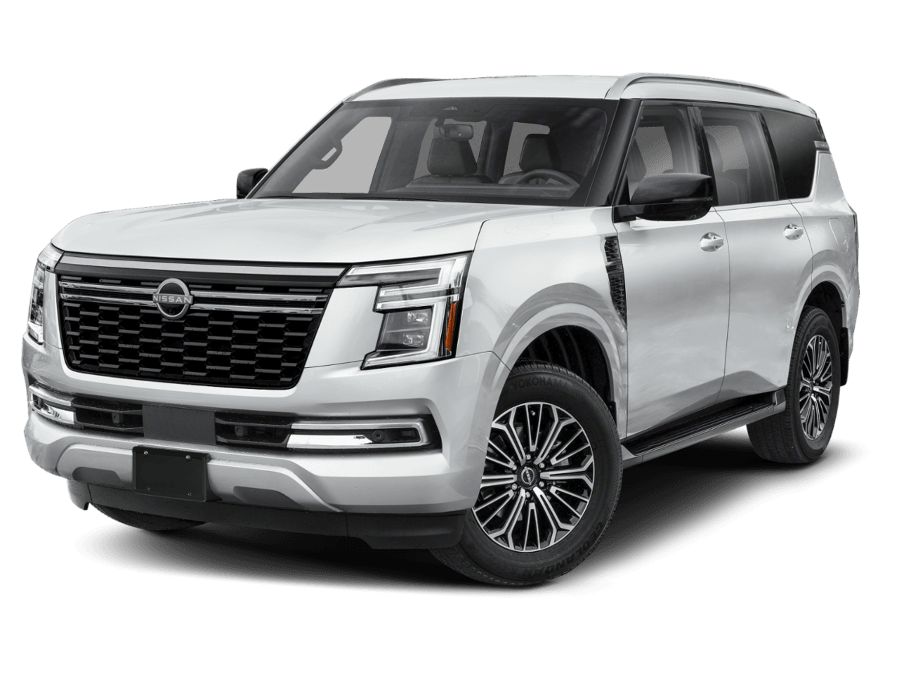 2025 Nissan Armada 4x4 - Front 3/4, facing to the left