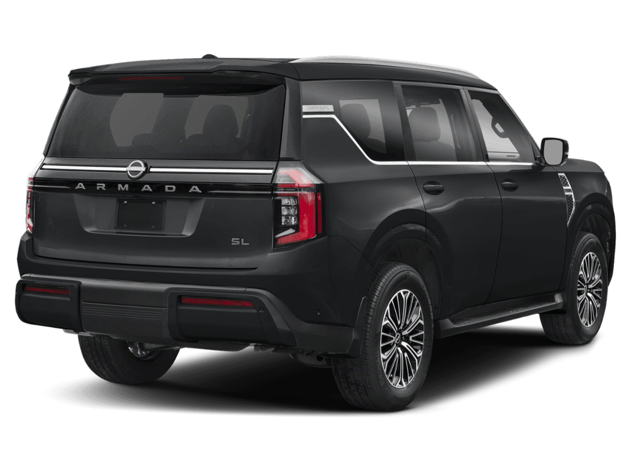 2025 Nissan Armada 4x4 - Rear 3/4, facing to the right