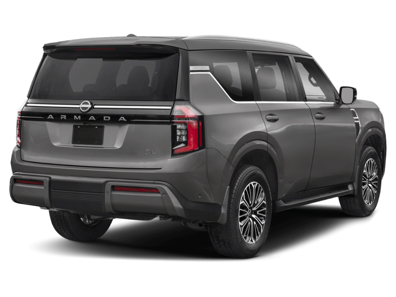 2025 Nissan Armada 4x4 - Rear 3/4, facing to the right