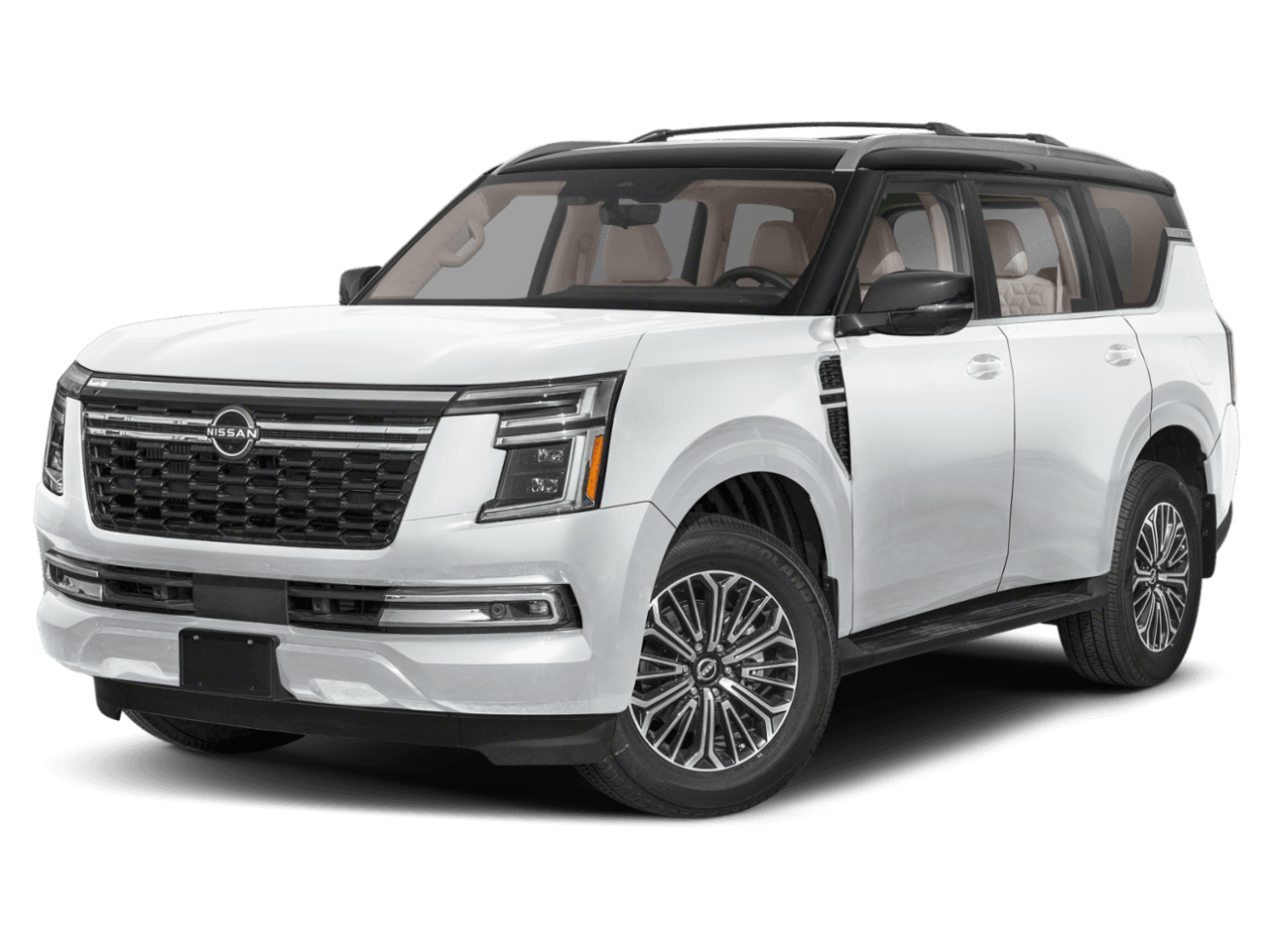 2025 Nissan Armada 4x4 - Front 3/4, facing to the left