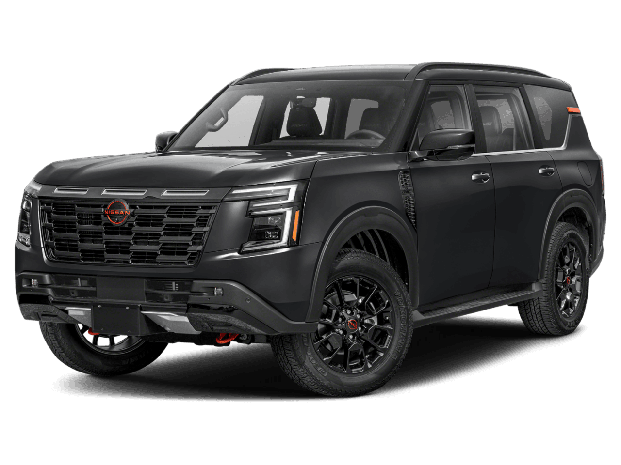 2025 Nissan Armada 4x4 - Front 3/4, facing to the left