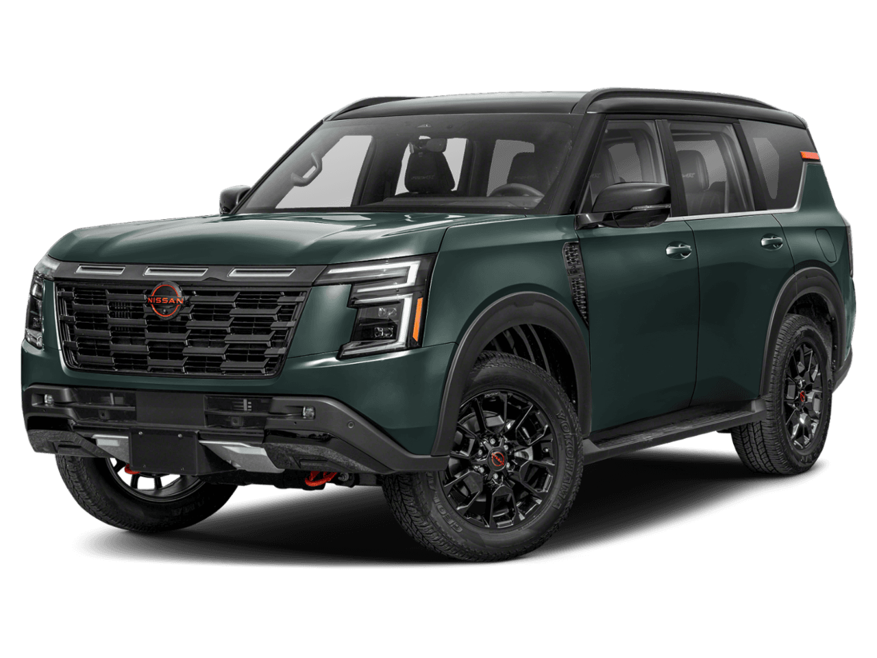2025 Nissan Armada 4x4 - Front 3/4, facing to the left