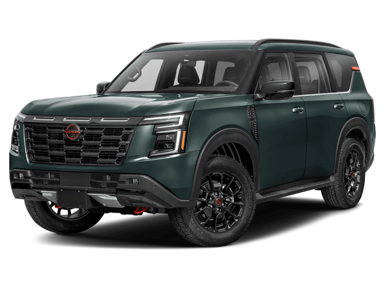 2025 Nissan Armada 4x4 - Front 3/4, facing to the left