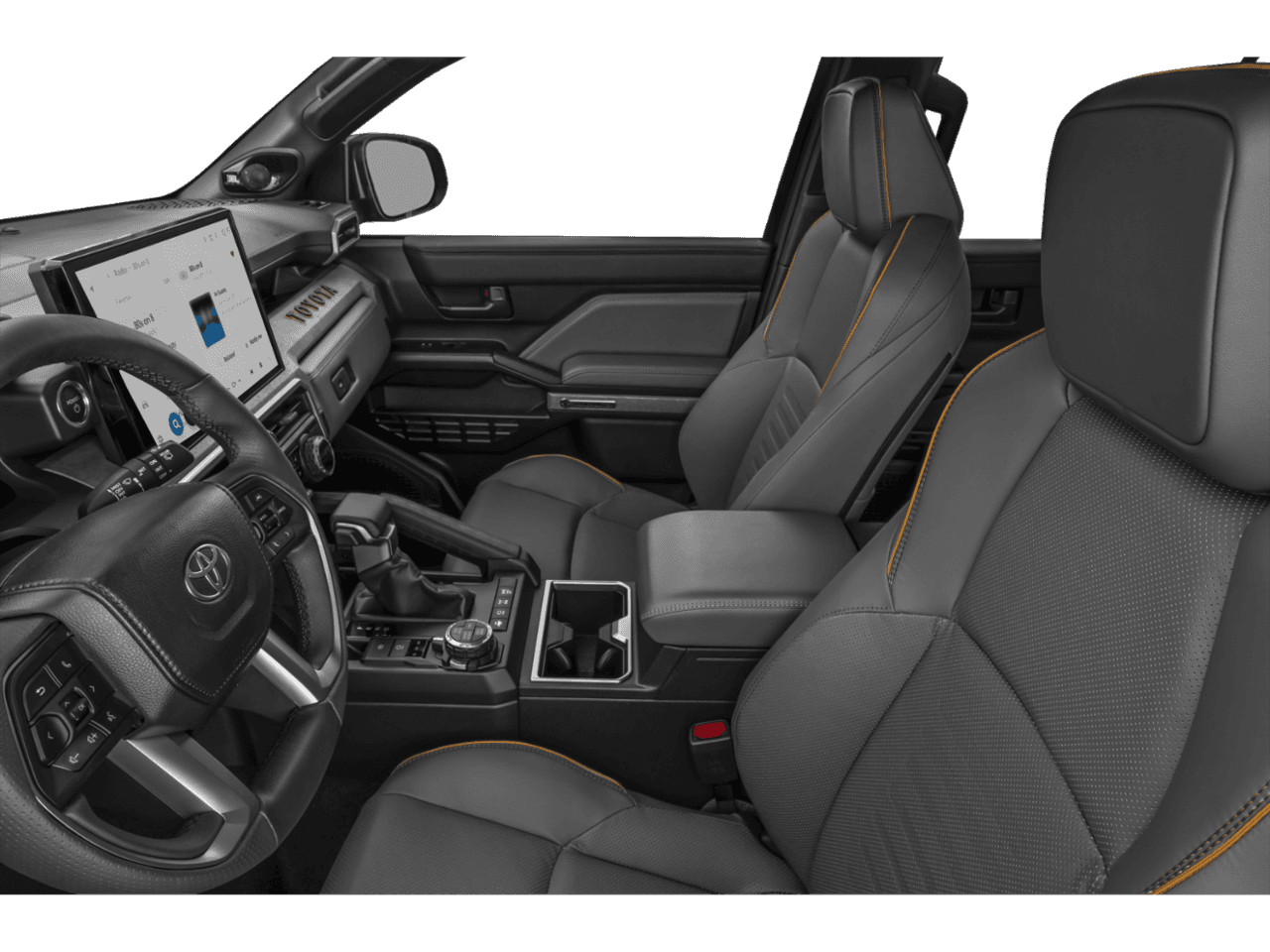 2025 Toyota 4Runner Hybrid Trailhunter - Interior Driver's Side with Door Open, Front Seat Feature