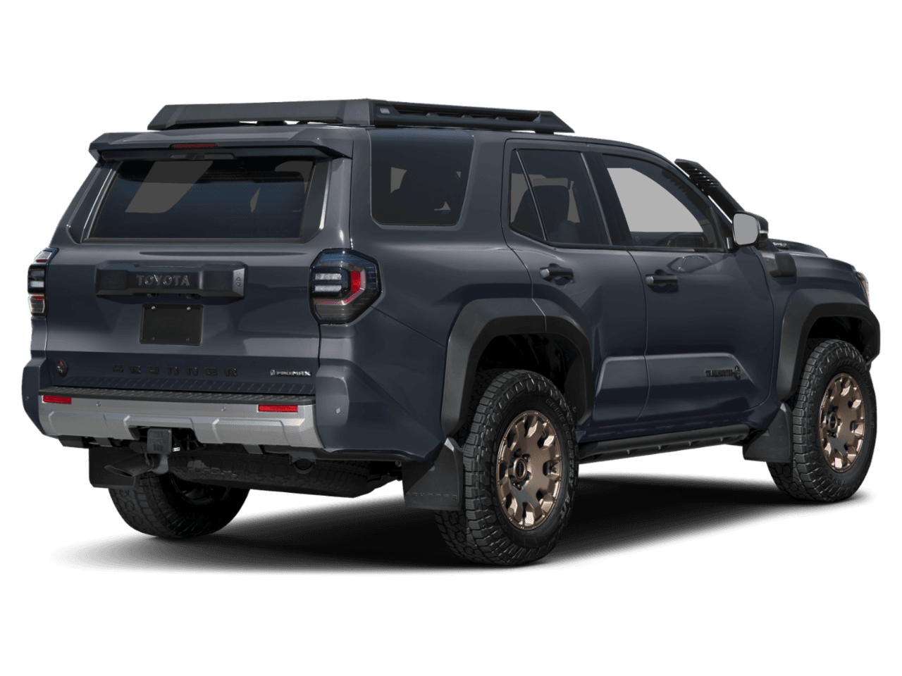 2025 Toyota 4Runner Hybrid Trailhunter - Rear 3/4, facing to the right