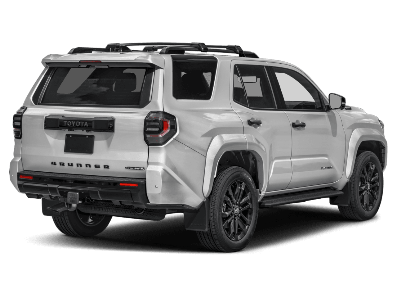 2025 Toyota 4Runner Hybrid Platinum - Rear 3/4, facing to the right
