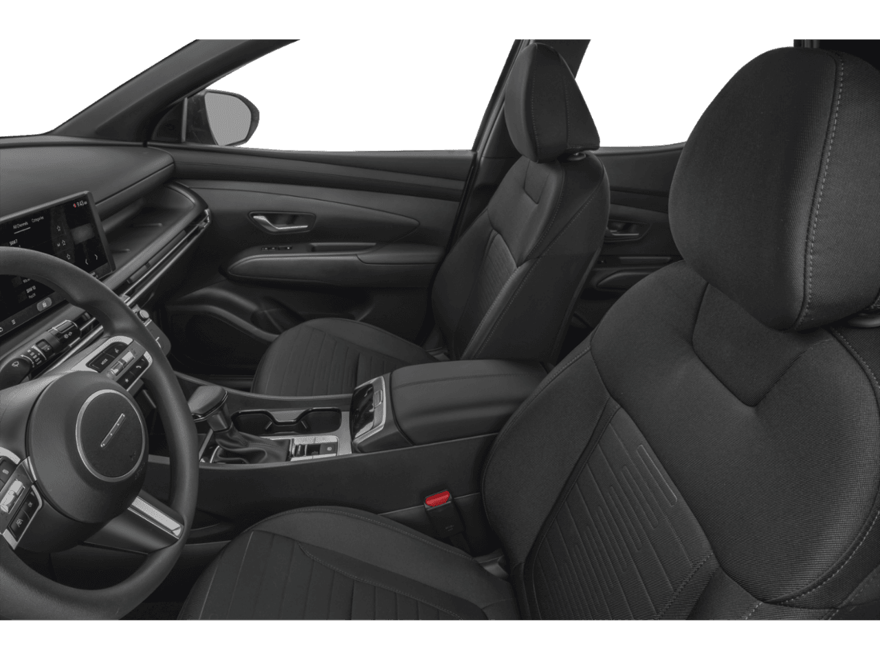 2025 Hyundai Santa Cruz SE - Interior Driver's Side with Door Open, Front Seat Feature