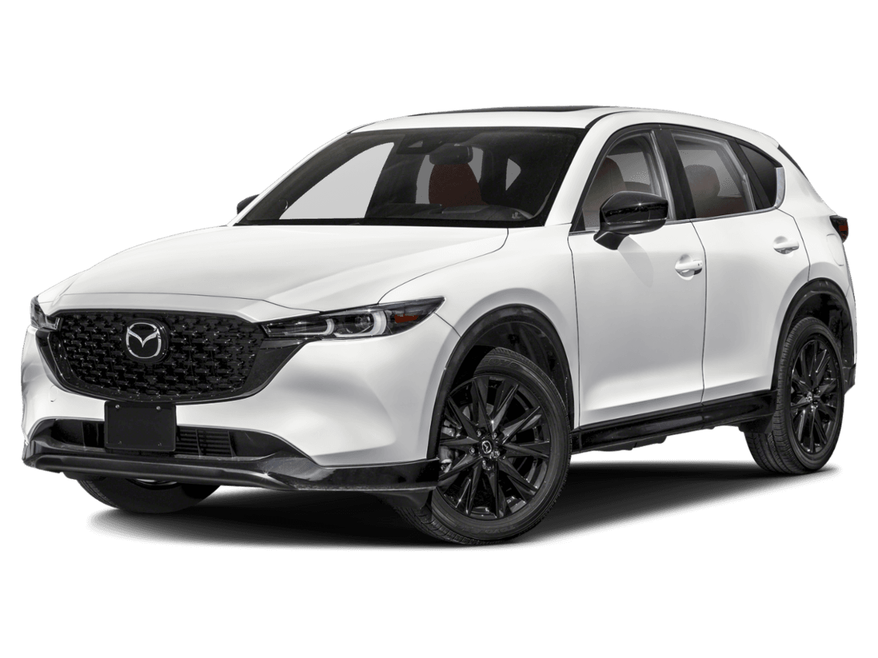 2025 Mazda CX-5 2.5 Carbon Turbo - Front 3/4, facing to the left