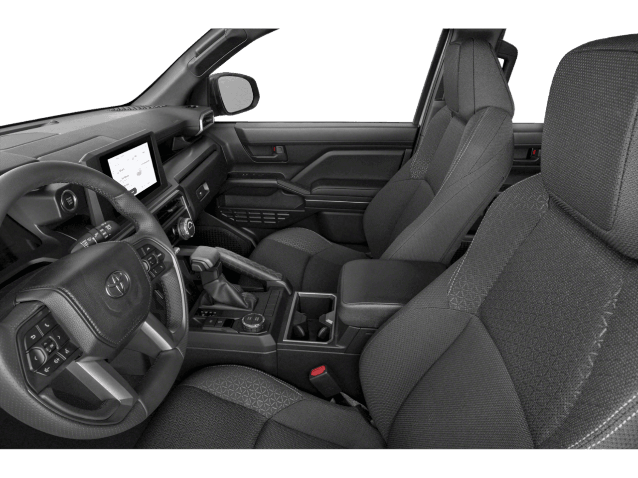 2025 Toyota 4Runner SR5 - Interior Driver's Side with Door Open, Front Seat Feature