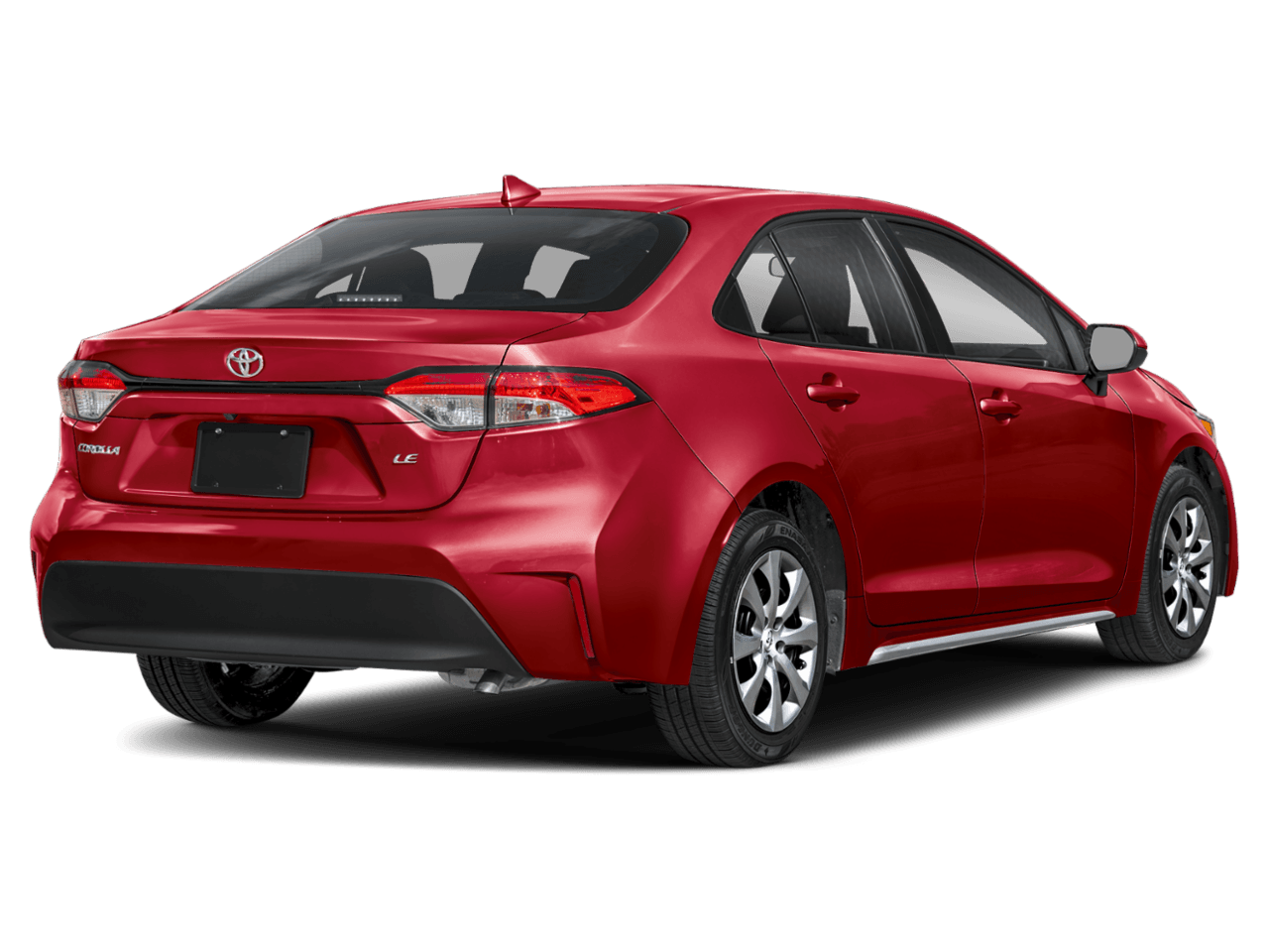 2025 Toyota Corolla LE - Rear 3/4, facing to the right