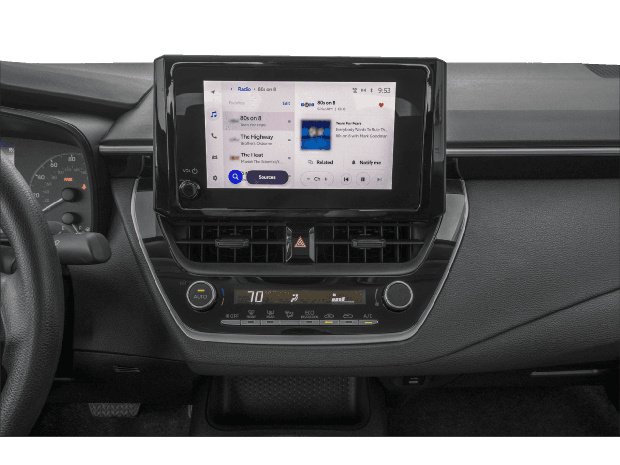 2025 Toyota Corolla LE - Interior Stereo System