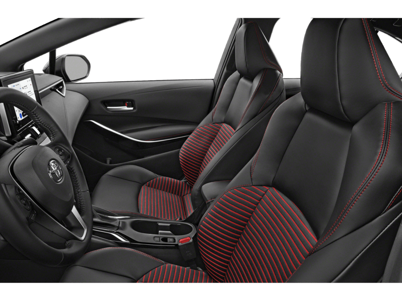 2025 Toyota Corolla XSE - Interior Driver's Side with Door Open, Front Seat Feature